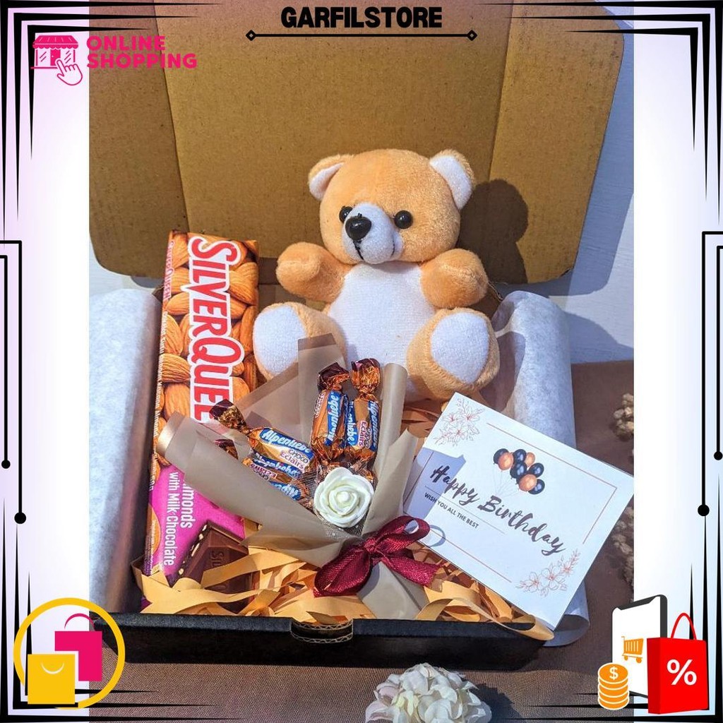 

Hampers Gift Box Snack Box Kado Ulang Tahun Anniversary Hari Ibu Valentine Gemes Boneka Hadiah D Terlaris