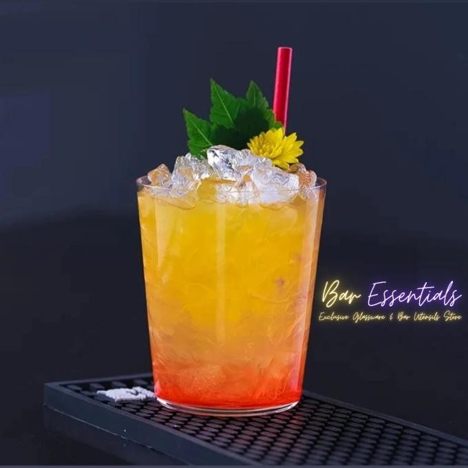 

*$*$*$*$] Artesian V Style Thin Rock Glass 380 ml