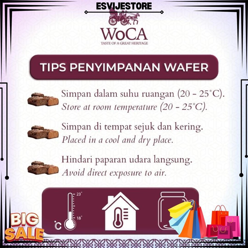 

Woca Wafer Coklat Premium Milk Chocolate D Promo 2.2