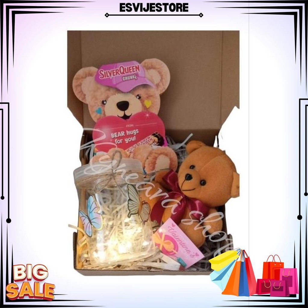 

Hampers Snack Box Coklat Beruang Silverqueen Kado Valentine Wisuda D Sale