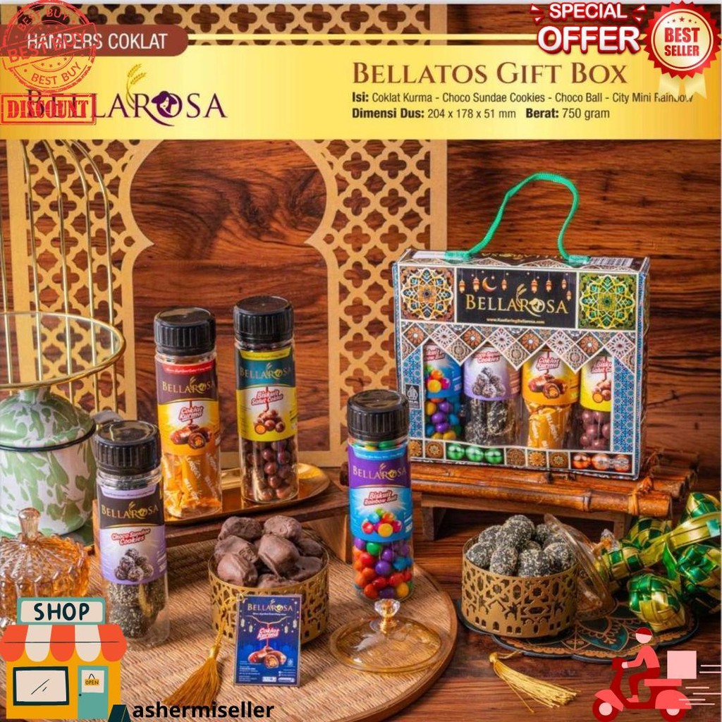 

Hampers/Parcel Paket Lebaran Produk Bellarosa Kue Kering D Termurah