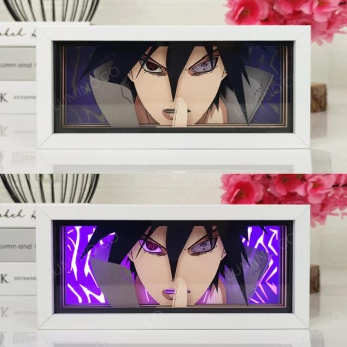 Grosir 3D Anime Naruto Lightbox Lampu Kamar Tidur