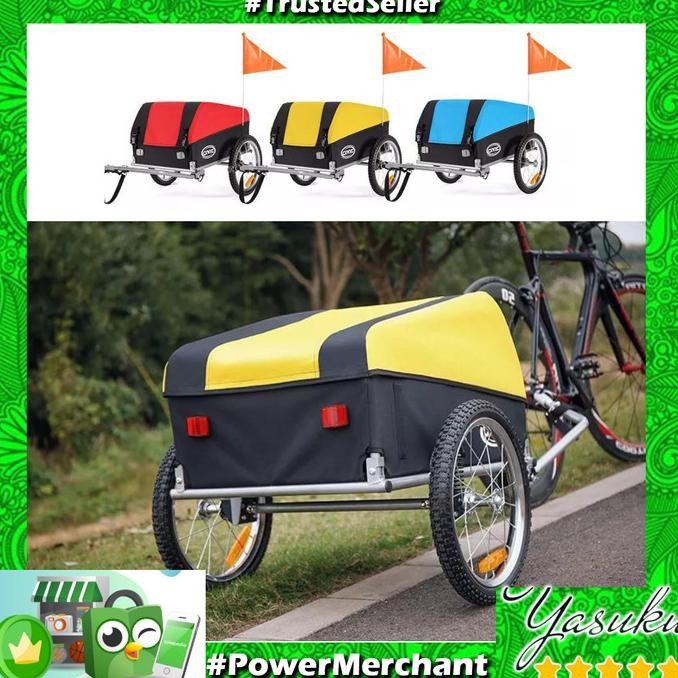 Folding Cargo Bike Trailer Bike Trailer for Carry Pet Dog Luggage