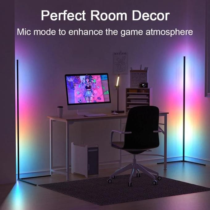 Murah Lampu Dekorasi Lantai Standing Corner Rgb Lamp Led Floor Light Lampu Sudut Kamar