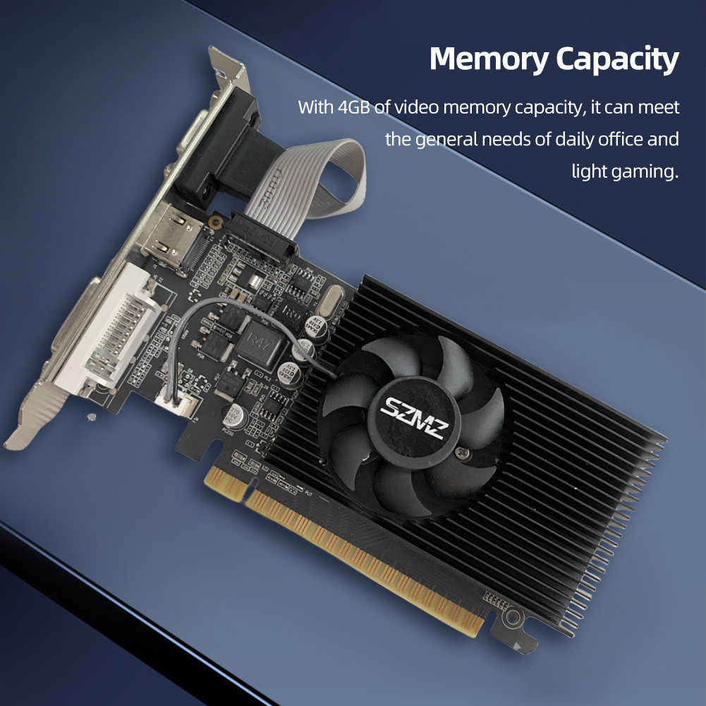 GT730 4GB DDR3 Graphics Card with HDMI-Compatib VGA DV