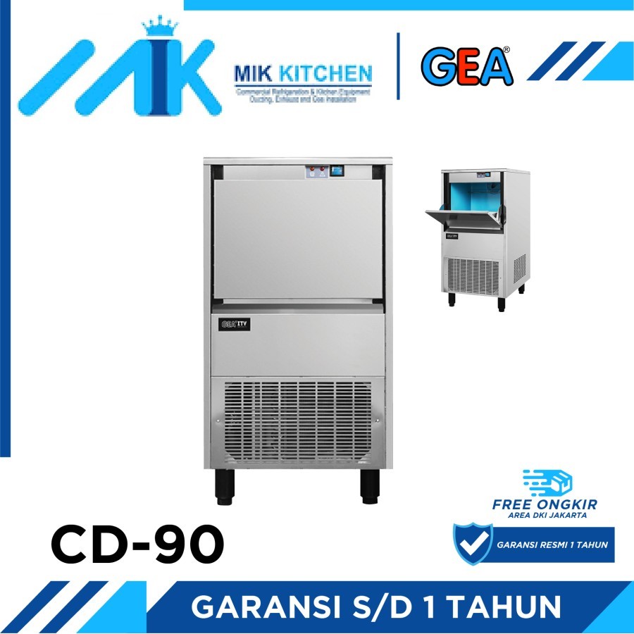 GEA CD-90 Mesin Pembuat Es Batu Diamond 67kg - Ice Maker Komersial