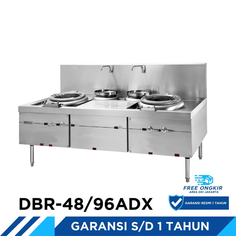 GETRA DBR-48/96ADX GAS KWALI RANGE/DELUXE BLOWER KWALI RANGE