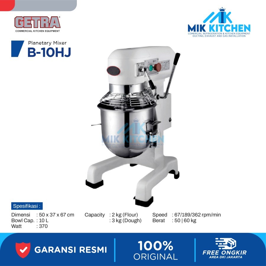 Planetary Mixer GETRA B10 / B 10 / Alat Mixer Adonan