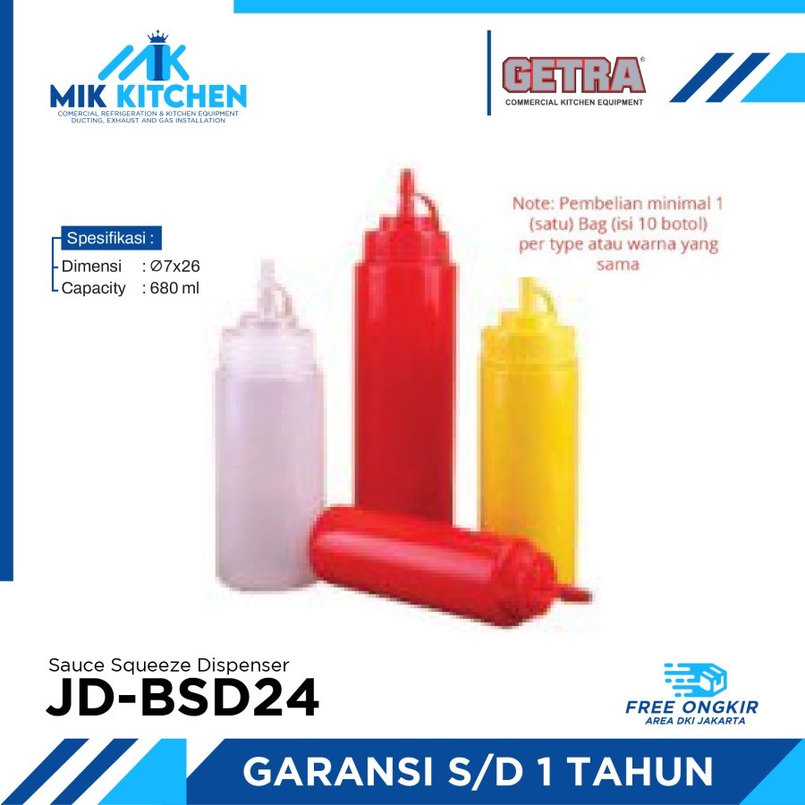 GETRA Sauce Squeeze Dispenser JD-BSD24 / JD BSD24 / JDBSD24