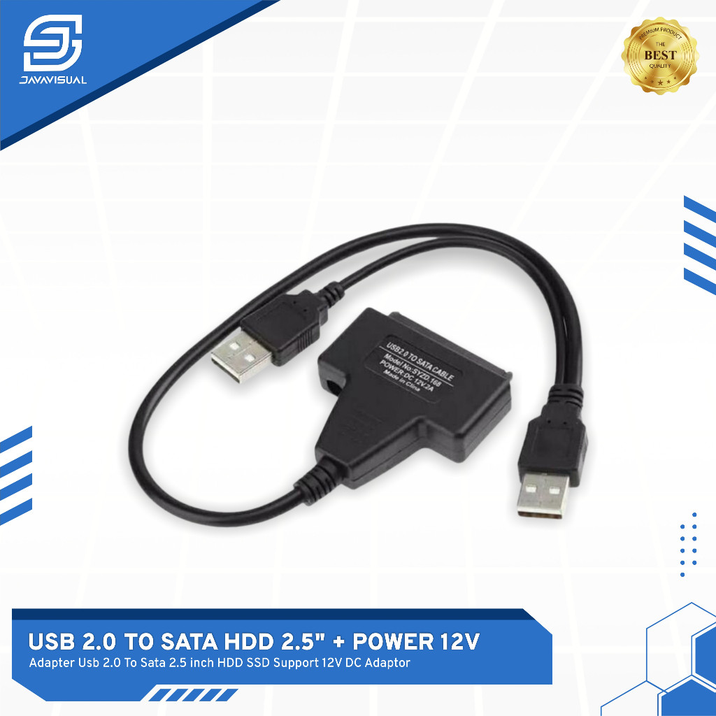 [JaVis] USB 2.0 TO SATA HDD 2.5" + ADAPTOR 12V 3A