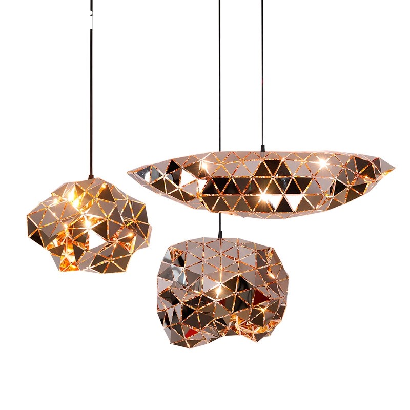 Stefania Pendant Light Post Modern chrome pendant light
