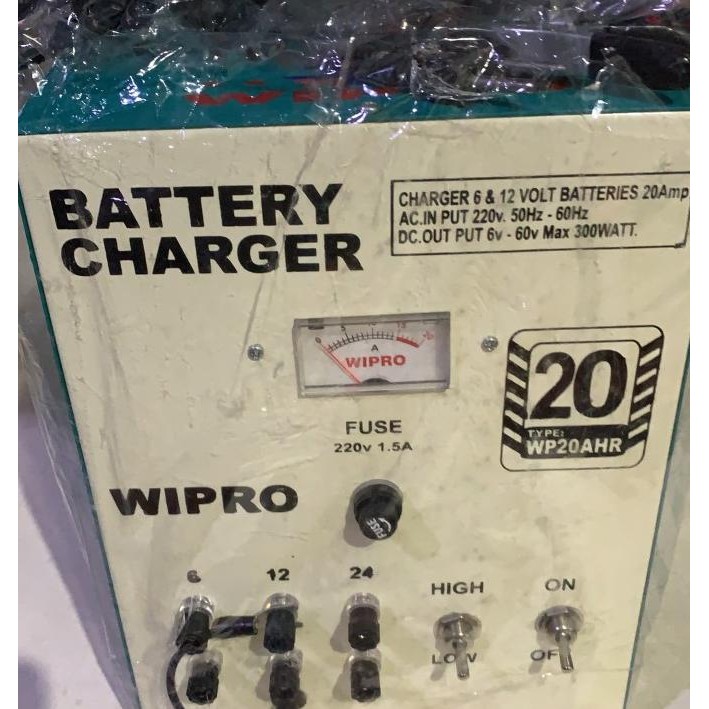 yang dicari] BATTERY CHARGER / CAS AKI WIPRO 20A AMPERE