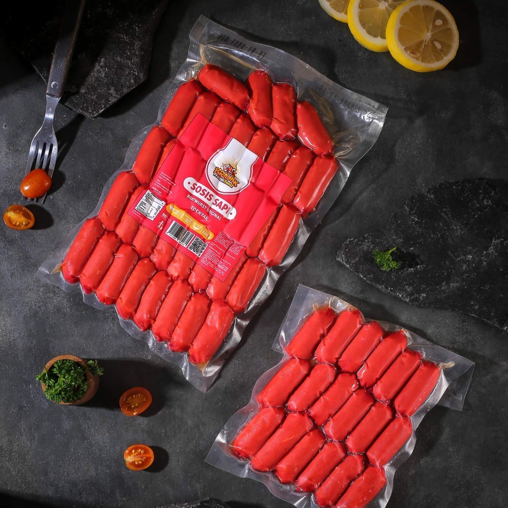 

Kraukk Sosis Cocktail Merah 500gr