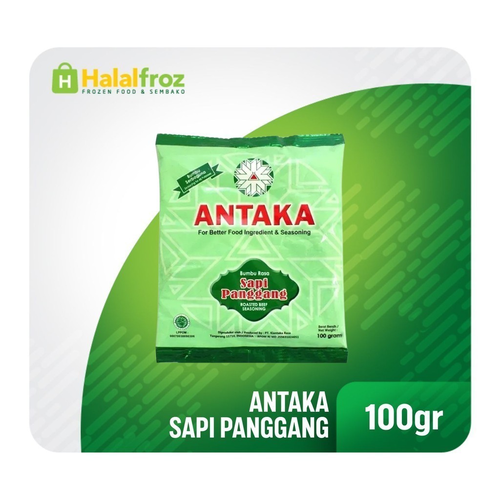 

Bumbu Tabur Sapi Panggang Antaka 100 grGosend Ready, Paling murah, Terlaris