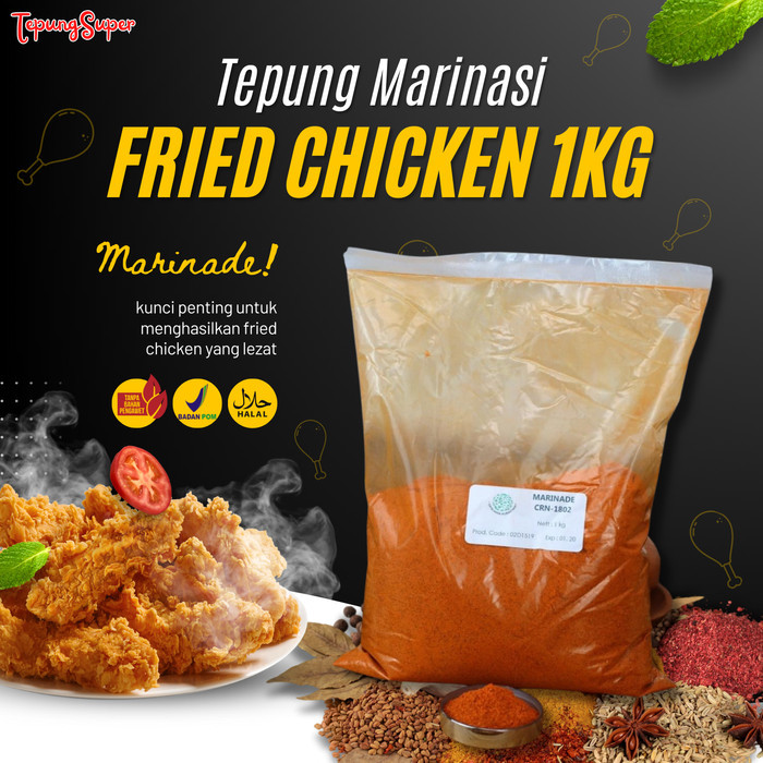 

Tepung marinasi fried chicken/CRN 1802/Rasanya Mantap Semua Pasti Suka