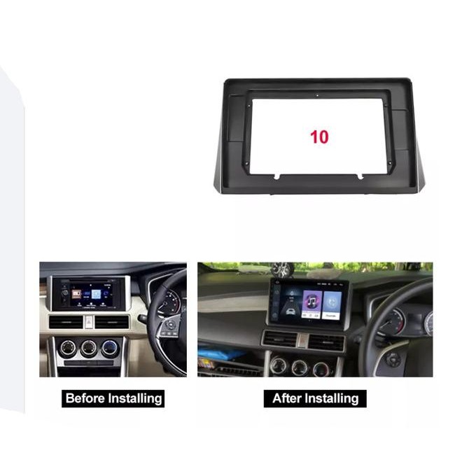 Frame head unit android 10 inch Mitsubishi Xpander 2015