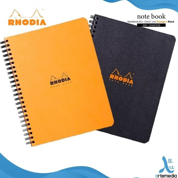 

BUKU CATATAN RHODIA A5 PLUS WIREBOUND COATED CARD COVER NOTEBOOK