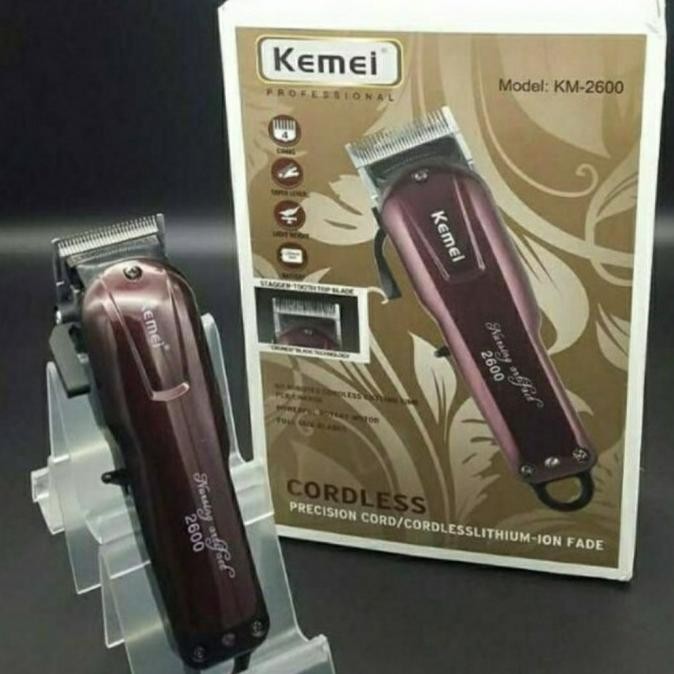 KEMEI KM 2600 ALAT MESIN CUKUR POTONG RAMBUT