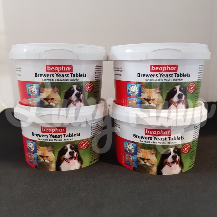Terbaru Vitamin Bulu Anjing Kucing Beaphar Brewers Yeast Tablet 250tab