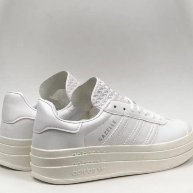 Sepatu Adidas Gazelle Bold Triple White Original Vietnam Bnib Marsyaanggrita