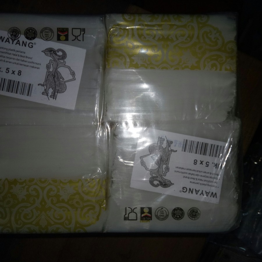 Plastik pp cap wayang uk.5x8