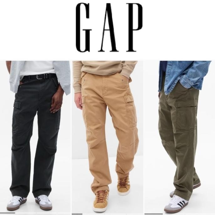 Celana Cargo Gap Cargo Panjang Pria Original Malikaputrimalik
