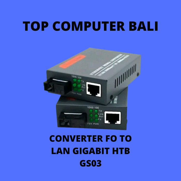 TERBARU - converter fo to lan gigabit / media converter gigabit GS03