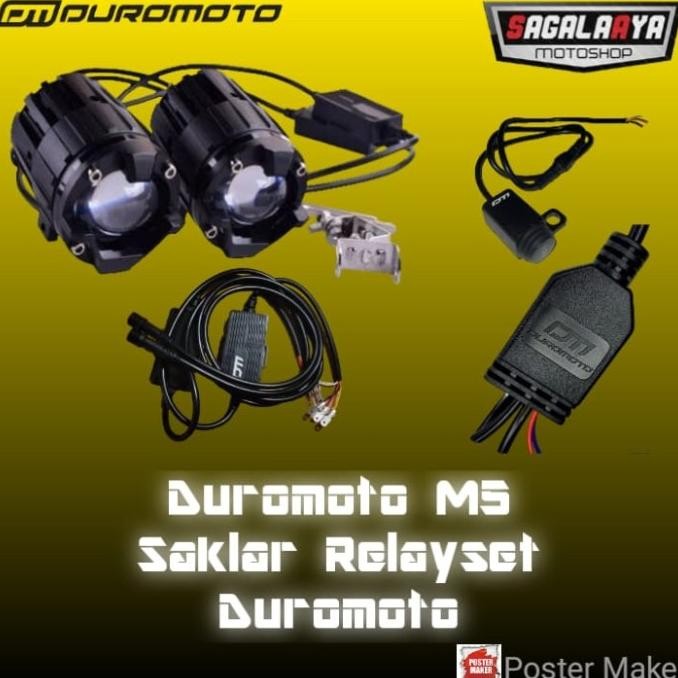 Sale Paket Lampu Duromoto M5 Saklar Ori Relayset Duromoto