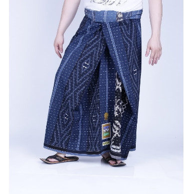 Sarung Sutera Samarinda Harum - Biru #Gratisongkir #Sale #Discount