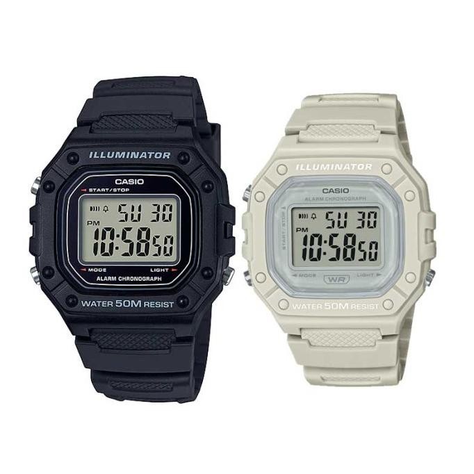 Sale Jam Tangan Couple Original Casio W 218H 1A Casio W 218Hc 8A