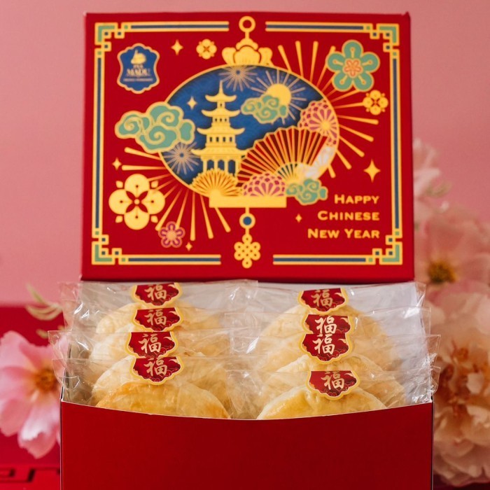 

Pia Madu Chinese New Year Hamper - Fortune Box (Isi 10 pcs Pia)