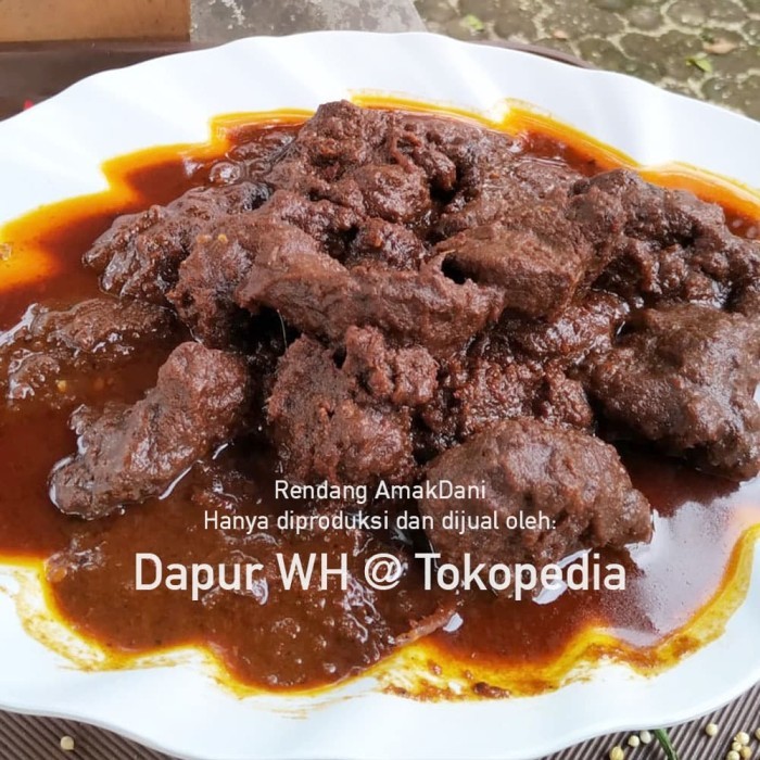 

Rendang Daging Sapi AmakDani 1/2 Kg (Basah)