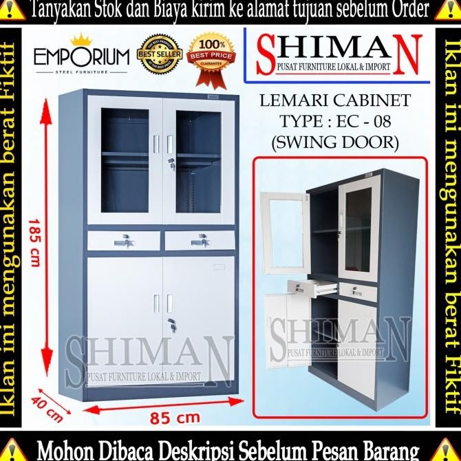 

Lemari Cabinet / Lemari Arsip / Lemari Emporium Type EC 08