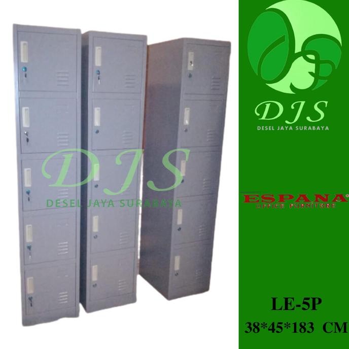 

TERMURAH - Loker Besi 5 Pintu type LE-5P merk Espana - Locker Besi 5 Pintu