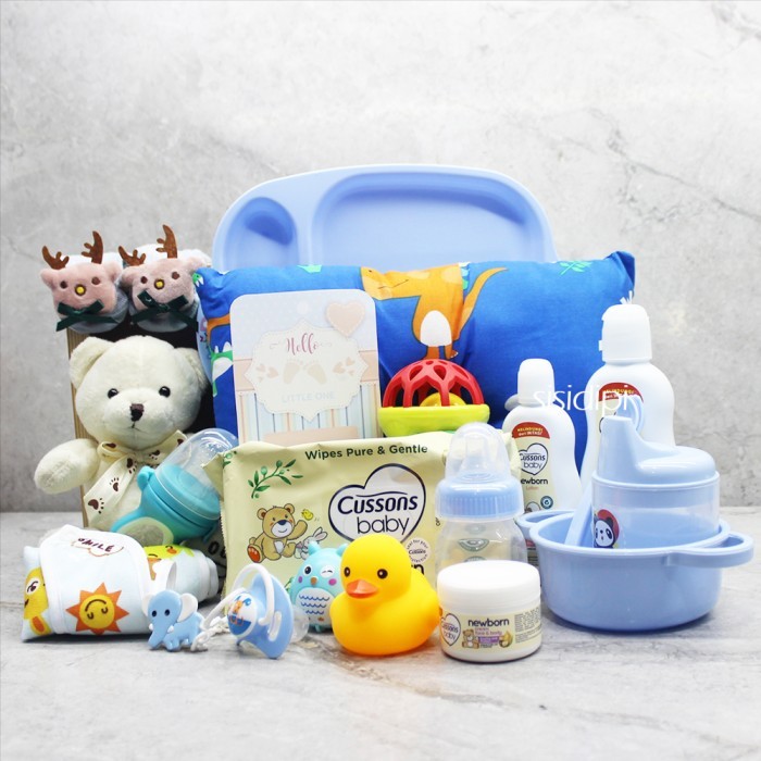 

Hot Sale! Gwyn Hampers Hadiah / Kado / Baby Born Gift / Parcel Lahiran Bayi Laki Laki Baru
