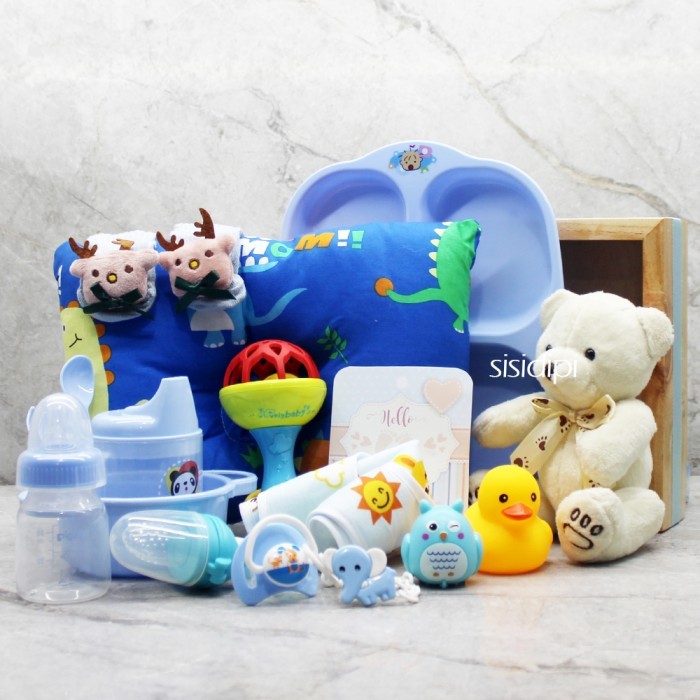 

Promo Terbaru! Finch Hampers Hadiah / Kado / Baby Born Gift / Parcel Lahiran Bayi Laki Laki Baru