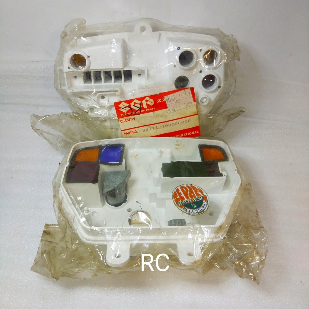Rumah Speedometer INNER Kilometer Suzuki RC100 RC BRAVO Ori SGP 34111-10000L000 Limited Item Barang 