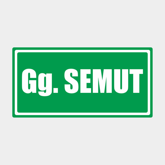 

Rambu Nama Jalan Papan Nama Jalan Custom Ukuran 30Cm X 15Cm