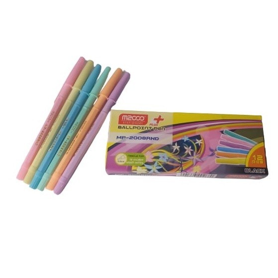 

1 Pack / 12 Pcs Pulpen M2000 Warna Pastel Mp-2008Rnd