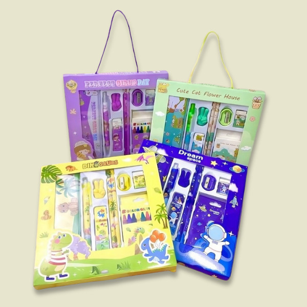 

Gtt Alat Tulis Set 9In1 Stationery Karakter Lucu Perlengkapan Sekolah