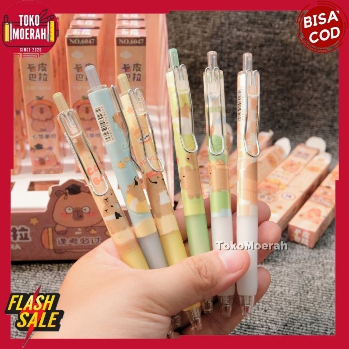 

Pen Capybara Mystery Blind Box Pulpen Misteri Capybara Lucu Unik Murah Pen Misteri Kapibara