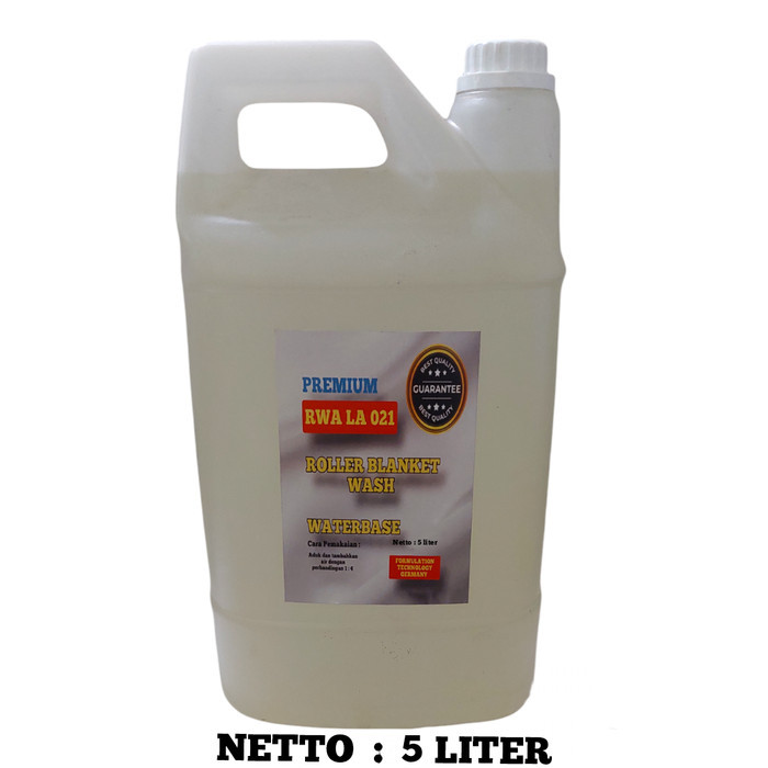 

Roller Cleaner Offset Printing Blanket Wash Rwa La021 Pembersih Tinta Cetak 5 Liter