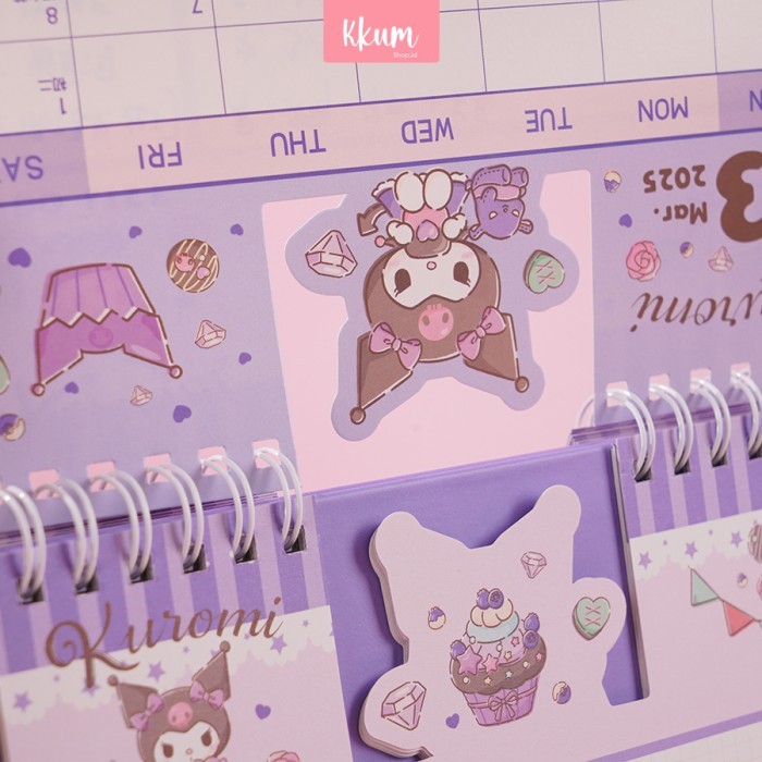 

Kalender Meja Sanrio 2025 / Calendar Memo 2025 Aesthetic Cute