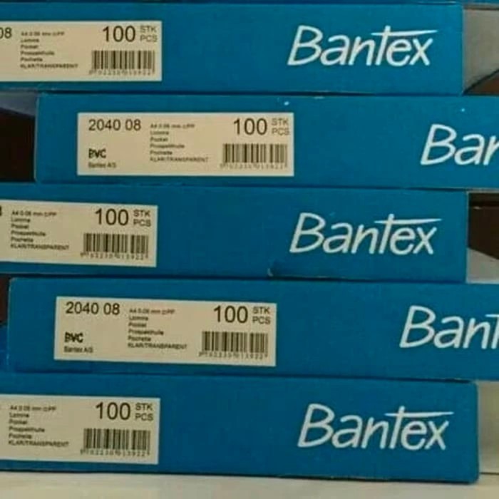 

Pp Pocket Bantex A4 2040/Sheet Protector A4 Dus 100 Lembar