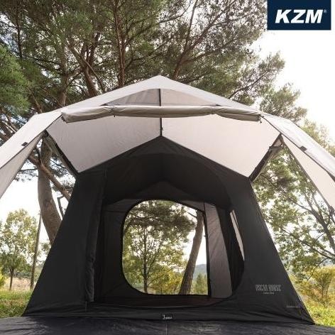 Kzm Outdoor/Accesories Camping Oscar House Cabin Tent - K221T3T03 Dikstara11