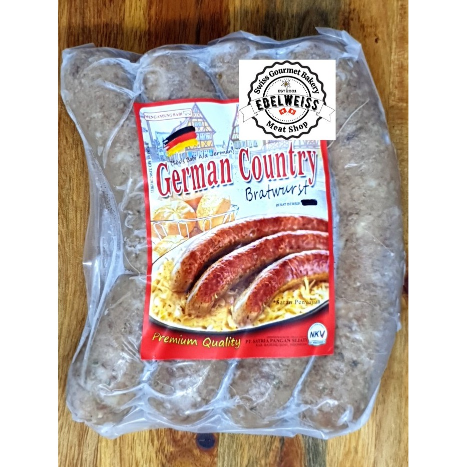 

PORK GROBE BRATWURST (COUNTRY STYLE SAUSAGE)