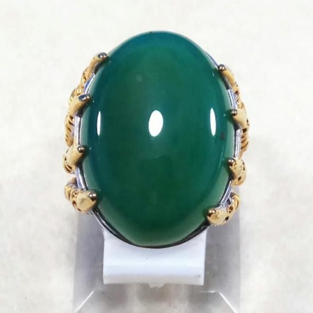 CINCIN BATU AKIK NATURAL GREEN TOPAZ HIJAU TERMURAH