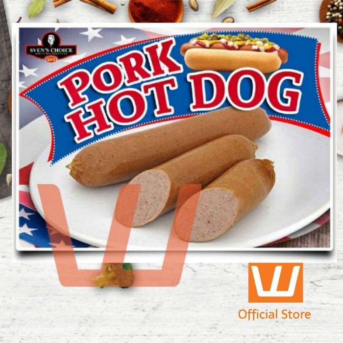 

SOSIS BABI SVEN'S CHOICE SVEN PORK HOT DOG 400GR/4PCS