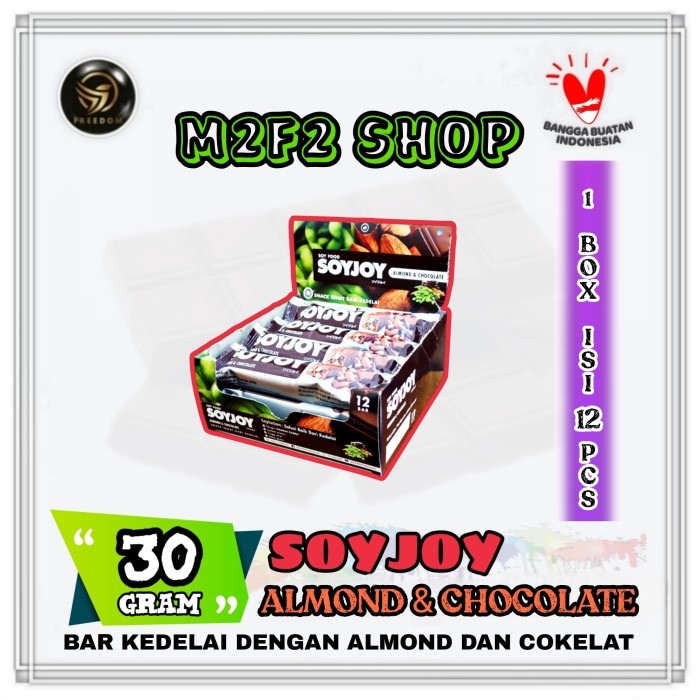 

SOYJOY ALMOND & CHOCOLATE - 30 GR (HARGA PACK)