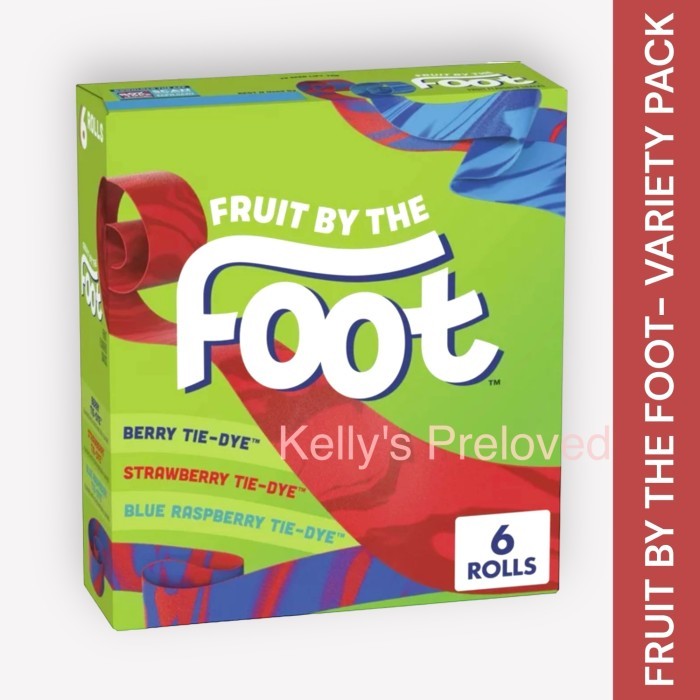 

FRUIT BY THE FOOT VARIETY PACK 4.5 OZ FRUIT FLAVOURED SNACKS USA